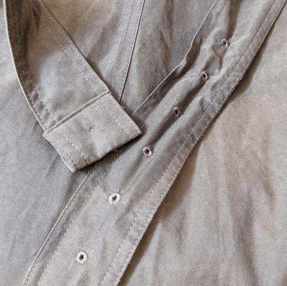 Nautica trench coat with attached lining Men's Size 44R in olive green - Picture 14 of 15